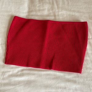 LA hearts ribbed tube top